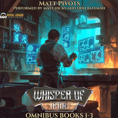 Diseño de la portada del título Whisper of Iron Omnibus, Books 1-3