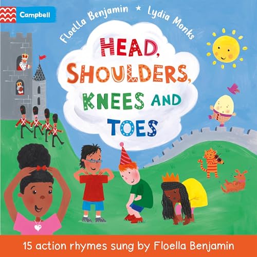 Head, Shoulders, Knees and Toes Audiolibro Por Floella Benjamin, Lydia Monks arte de portada