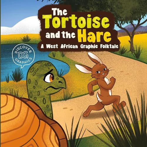 The Tortoise and the Hare: A West African Graphic Folktale cover art