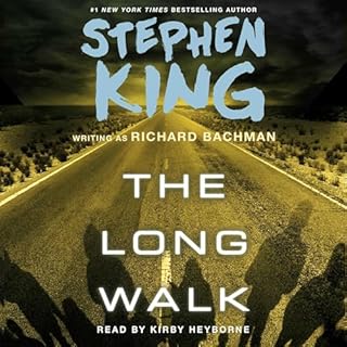 The Long Walk Audiolibro Por Stephen King arte de portada