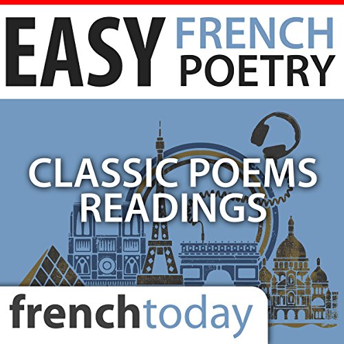 Diseño de la portada del título Easy French Poetry Readings: Classic Poems Readings