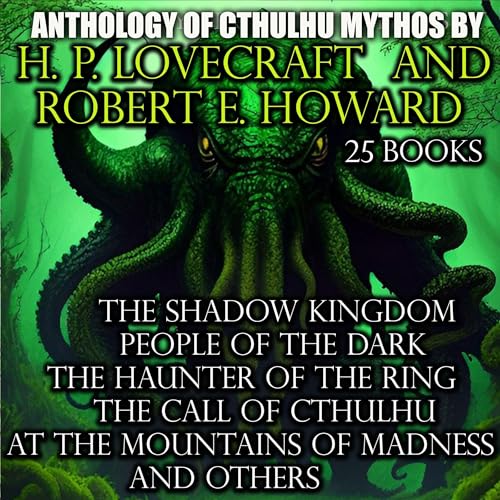 Anthology of Cthulhu Mythos by H. P. Lovecraft and Robert E. Howard (25 Books) cover art