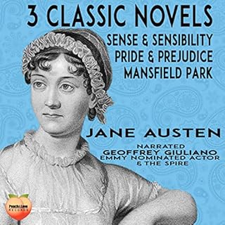 3 Classic Novels Audiobook By Jane Austen cover art