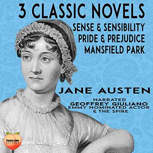 3 Classic Novels Audiolibro Por Jane Austen arte de portada