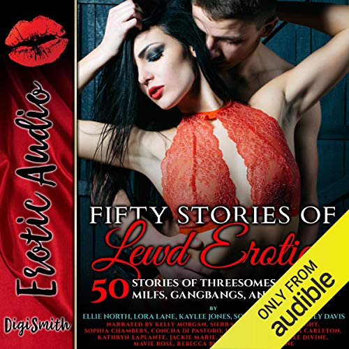 Fifty Stories of Lewd Erotica Audiobook By Ellie North, Lora Lane, Kaylee Jones, Sofia Miller, Riley Davis cover art