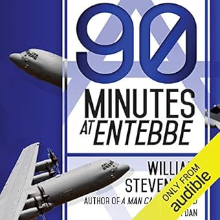 90 Minutes at Entebbe Audiolibro Por William Stevenson, Uri Dan arte de portada