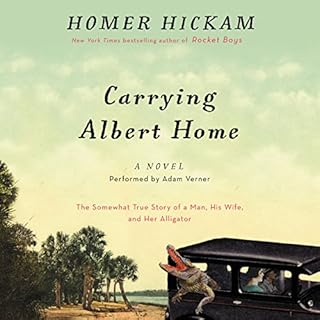 Carrying Albert Home Audiolibro Por Homer Hickam arte de portada