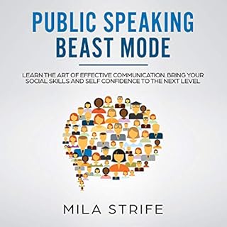 Public Speaking Beast Mode Audiolibro Por Mila Strife arte de portada