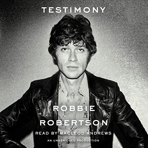 Testimony Audiolibro Por Robbie Robertson arte de portada