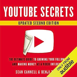 YouTube Secrets Audiolibro Por Sean Cannell, Benji Travis arte de portada