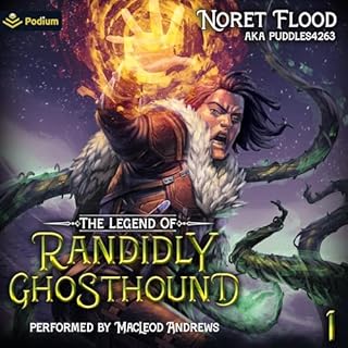 The Legend of Randidly Ghosthound Audiolibro Por Noret Flood, puddles4263 arte de portada