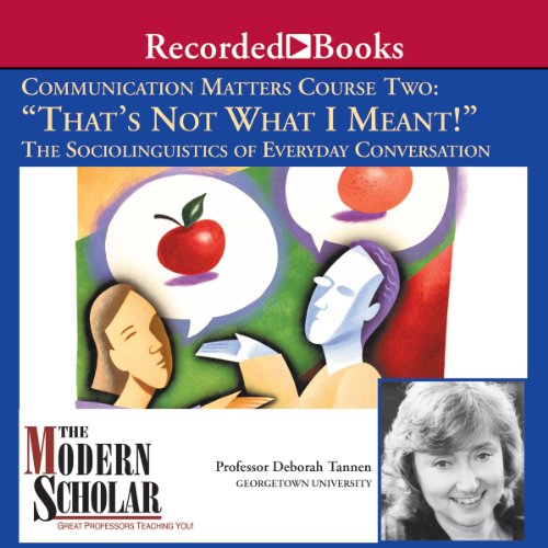 That's Not What I Meant Audiolibro Por Professor Deborah Tannen arte de portada