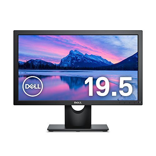 【整備済み品】 Dell モニター 19.5インチ E2016H(/CIE1976 86%/HD+/TN非光沢/フリッカーフリー/DP,D-Sub15ピン) (整備済み品)