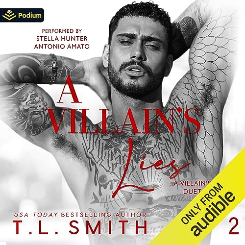 A Villain's Lies Audiolibro Por T.L. Smith arte de portada