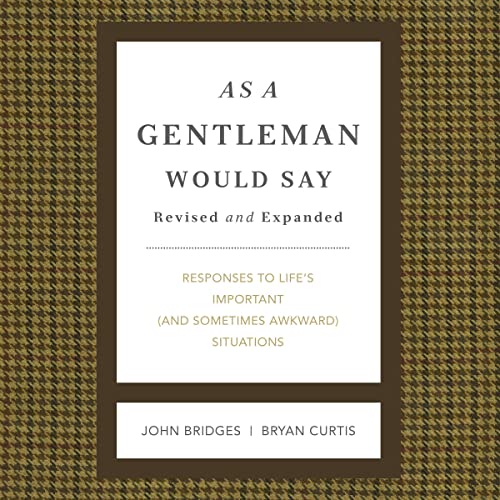 As a Gentleman Would Say Revised and Expanded cover art