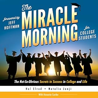 The Miracle Morning for College Students Audiobook By Natalie Janji, Honoree Corder, Hal Elrod cover art