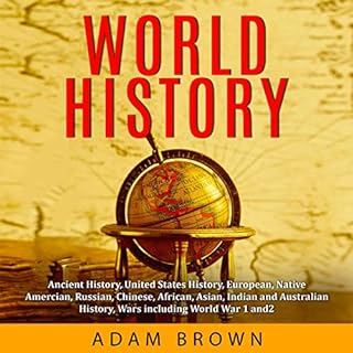 World History Audiolibro Por Adam Brown arte de portada