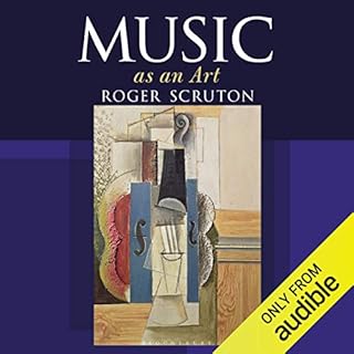 Music as an Art Audiolibro Por Roger Scruton arte de portada