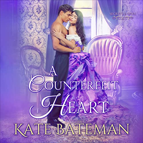 A Counterfeit Heart Audiolibro Por Kate Bateman arte de portada