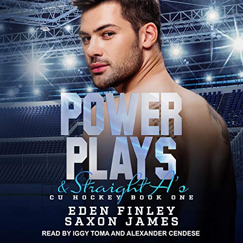 Power Plays & Straight A's Audiolibro Por Eden Finley, Saxon James arte de portada