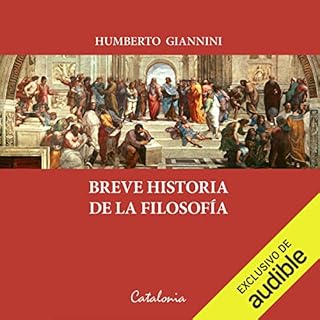 Breve historia de la filosofía [Brief History of Philosophy] Audiolibro Por Humberto Giannini arte de portada