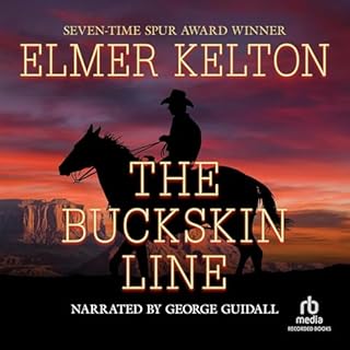 The Buckskin Line Audiolibro Por Elmer Kelton arte de portada