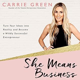 She Means Business Audiolibro Por Carrie Green arte de portada