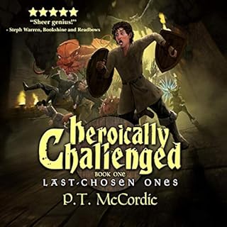 Heroically Challenged Audiolibro Por P.T. McCordic arte de portada