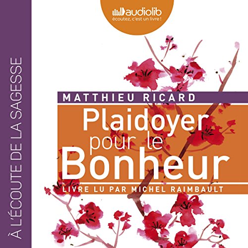 Page de couverture de Plaidoyer pour le Bonheur