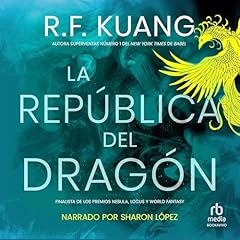 Diseño de la portada del título La república del dragón