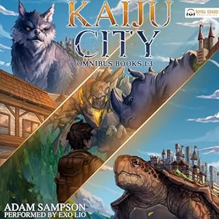 Kaiju City Omnibus, Books 1-3 Audiolibro Por Adam Sampson arte de portada