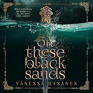 On These Black Sands Audiolibro Por Vanessa Rasanen arte de portada