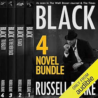 Black (4 Novel Bundle) Audiolibro Por Russell Blake arte de portada