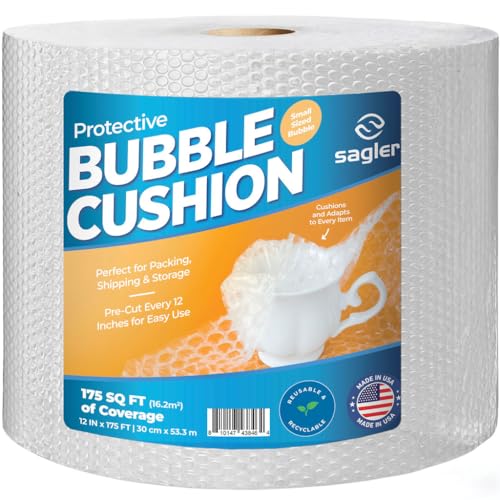 Bubble cusion for Packing & Moving - 12" Width X 175 FT - Bubble cusion for Moving, Extra Protection for Shipping, Packaging 