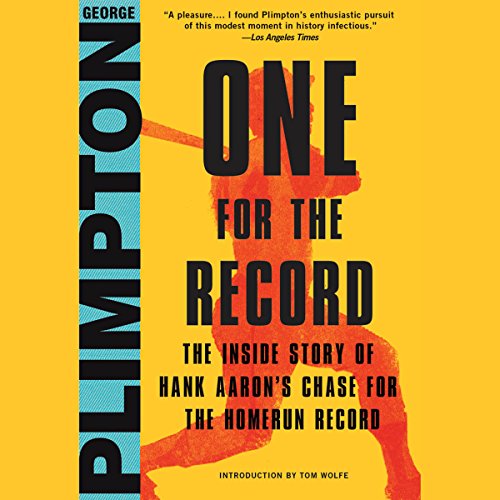 One for the Record Audiobook By George Plimpton, Bob Costas - foreword cover art