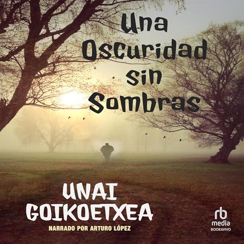 Diseño de la portada del título Una oscuridad sin sombras