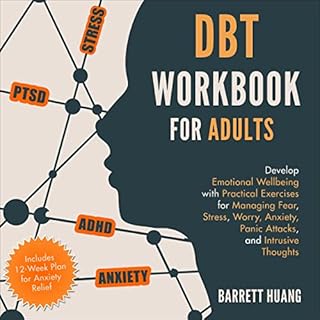 DBT Workbook for Adults Audiolibro Por Barrett Huang arte de portada