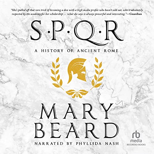 SPQR Audiolibro Por Mary Beard arte de portada