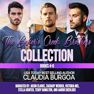 The Baker's Creek Brothers, Books 4-6 Audiolibro Por Claudia Burgoa arte de portada