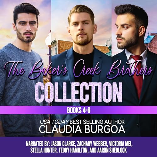 The Baker's Creek Brothers, Books 4-6 Audiolivro Por Claudia Burgoa capa