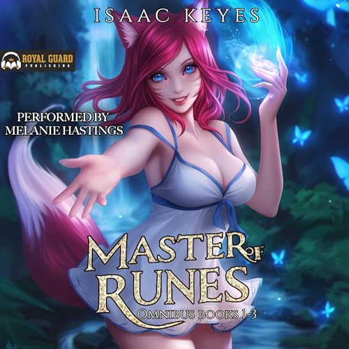 Master of Runes Omnibus Audiolibro Por Isaac Keyes arte de portada