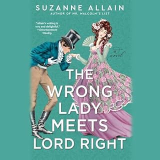 The Wrong Lady Meets Lord Right Audiolibro Por Suzanne Allain arte de portada