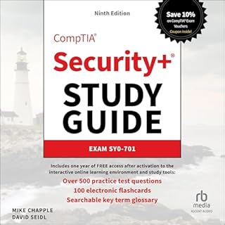 CompTIA Security+ Study Guide with over 500 Practice Test Questions Audiobook By Mike Chapple, David Seidl cover art