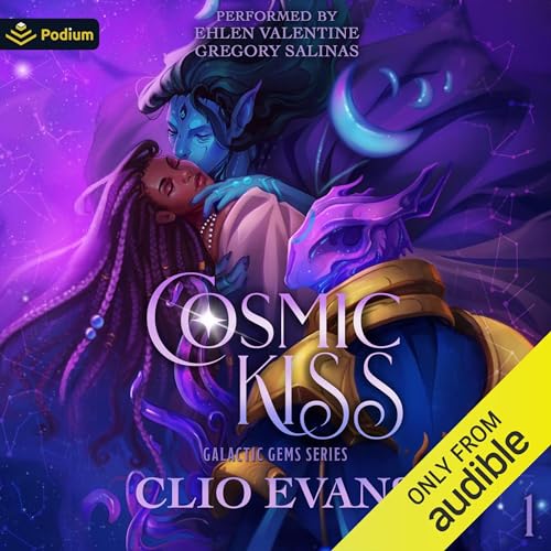 Cosmic Kiss Audiolivro Por Clio Evans capa