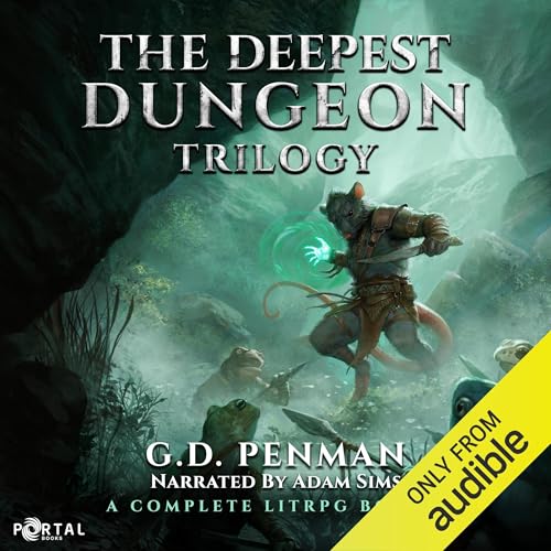 The Deepest Dungeon Trilogy Audiolibro Por G. D. Penman arte de portada