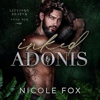 Inked Adonis Audiolibro Por Nicole Fox arte de portada