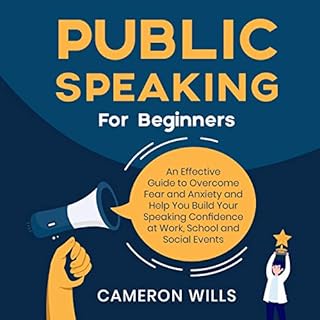 Public Speaking for Beginners Audiolibro Por Cameron Wills arte de portada