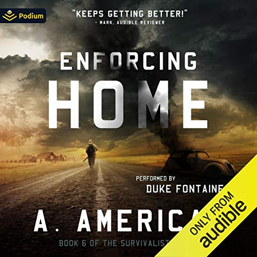 Enforcing Home Audiolibro Por A. American arte de portada