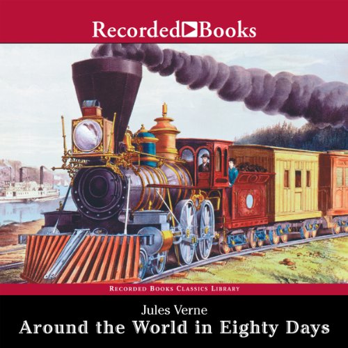 Around the World in 80 Days Audiolibro Por Jules Verne arte de portada