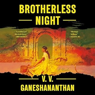 Brotherless Night Audiolibro Por V. V. Ganeshananthan arte de portada